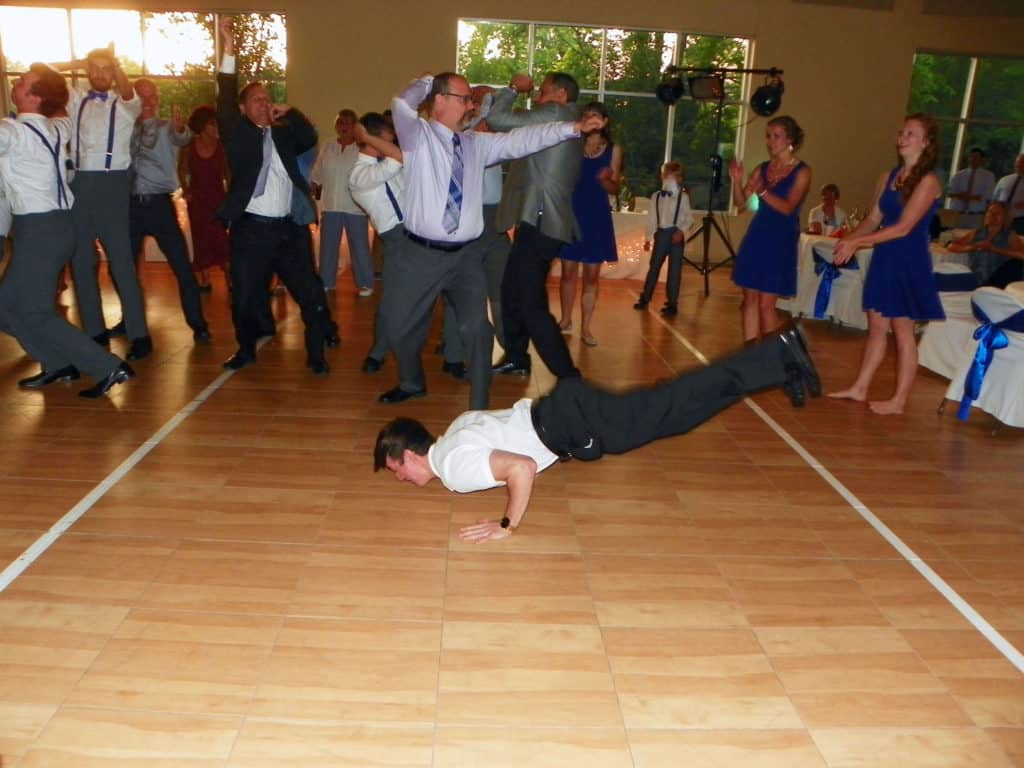 The budget wedding DJ keeps the dance going all night