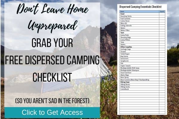 free camping email opt in