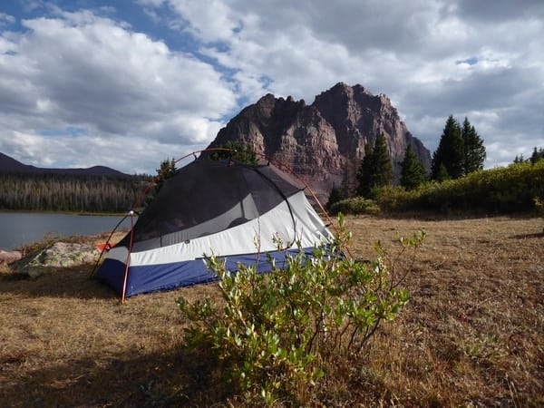 free camping at Red Castle Lake