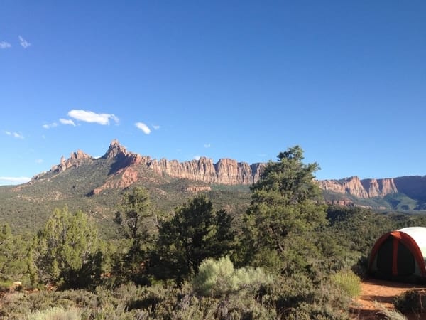 free camping new Zion National Park